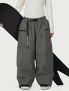 Pantalon de neige cargo utilitaire extensible et résistant Techline pour femme – Coupe ample et décontractée