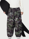 Pantalon de ski cargo utilitaire extensible et résistant Techline pour homme – Coupe ample et décontractée