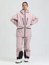 Combinaison de ski cargo multifonctionnelle Gsou Snow pour femme, résistante et performante.