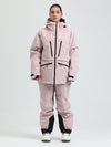 Combinaison de ski cargo multifonctionnelle Gsou Snow pour femme, résistante et performante.