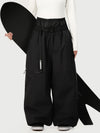 Pantalon de neige ample et résistant pour femme Urban Storm, style freestyle.