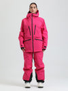 Combinaison de ski cargo multifonctionnelle Gsou Snow pour femme, résistante et performante.