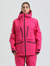 Veste de ski cargo multifonctionnelle Gsou Snow pour femme, résistante et performante.