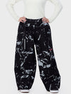 Pantalon de neige cargo utilitaire extensible et résistant Techline pour femme – Coupe ample et décontractée