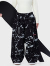 Pantalon de neige cargo utilitaire extensible et résistant Techline pour femme – Coupe ample et décontractée