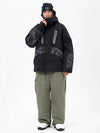 Ensemble de ski Chillform pour homme, camouflage réfléchissant – Veste Glow Trail et pantalon de ski ample