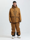 Combinaison de ski cargo multifonctionnelle Gsou Snow pour homme, résistante et performante.