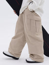 Pantalon de ski camouflage ample à genoux doubles pour homme