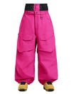 Pantalon de ski ample Gsou Snow Urban Slope KneeFlex pour homme, avec poches cargo.