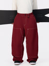Pantalon de snowboard UrbanCraft Utility Freeride Baggy pour homme avec empiècements renforcés