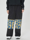 Pantalon de ski cargo Swaggy pour homme avec empiècements réfléchissants aux genoux