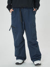 Pantalon de ski ample Prime Mountain pour femme avec deux poches cargo latérales