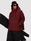 Veste de ski UrbanCraft Street Utility Freestyle pour homme – Capuche réfléchissante et design inspiré des vêtements de travail