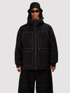 Veste de ski UrbanCraft Street Utility Freestyle pour homme – Capuche réfléchissante et design inspiré des vêtements de travail