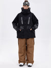 Ensemble de ski Chillform pour femme, camouflage réfléchissant – Veste Glow Trail et pantalon de ski ample