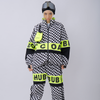 Veste de ski à carreaux style streetwear pour femme Snowverb