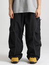 Pantalon de ski cargo ample réfléchissant à bord lumineux Gsou Snow pour homme