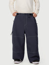 Pantalon de ski cargo utilitaire Wild Soul Crew pour homme – Coupe ample à coutures renforcées