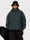 Veste de neige utilitaire réfléchissante UrbanCraft pour femme – Coupe streetwear