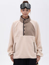 Pull en polaire chaude Sherpa pour femme, idéal pour la montagne
