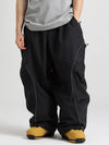 Pantalon de ski cargo ample réfléchissant à bord lumineux Gsou Snow pour homme
