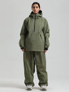 Combinaisons de snowboard anorak Gsou Snow pour femmes, résistantes et au style urbain.