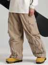 Pantalon de ski cargo réfléchissant Gsou Snow Furious Spark pour femme
