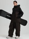 Combinaisons de snowboard cargo hybrides Gsou Snow Terrain Flow FlexZip pour femmes