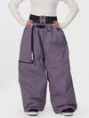 Pantalon de neige ample et résistant pour femme Urban Storm, style freestyle.