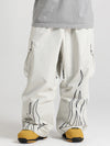 Pantalon de ski cargo réfléchissant Gsou Snow Furious Spark pour homme