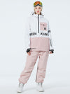 Combinaisons de ski anorak à demi-zip Mountain Peak SnowGuard pour femmes