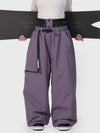 Pantalon de neige ample et résistant pour femme Urban Storm, style freestyle.