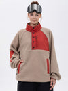 Pull en polaire chaude Sherpa pour femme, idéal pour la montagne