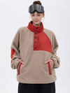 Pull en polaire chaude Sherpa pour femme, idéal pour la montagne