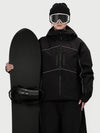 Veste de ski freestyle Nightline Park Rider pour femme avec panneaux réfléchissants