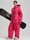 Combinaisons de ski Gsou Snow pour femmes, résistantes, isolées et coupe-vent, style montagne pro.
