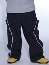 Pantalon de ski cargo ample et réfléchissant à bord lumineux Gsou Snow pour femme