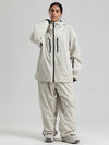 Combinaisons de ski Gsou Snow pour femmes, résistantes, isolées et coupe-vent, style montagne pro.