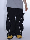 Pantalon de ski cargo ample réfléchissant à bord lumineux Gsou Snow pour homme