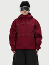 Veste de ski freestyle Nightline Park Rider pour femme avec panneaux réfléchissants