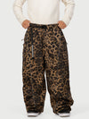 Pantalon de neige extra ample Wild Motion pour homme, avec poches cargo réfléchissantes.