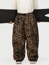 Pantalon de neige extra ample Wild Motion pour homme, avec poches cargo réfléchissantes.