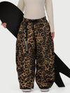 Pantalon de neige extra ample avec poches cargo réfléchissantes Wild Motion pour femme