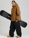 Combinaisons de snowboard anorak Gsou Snow pour hommes, résistantes et au style urbain.