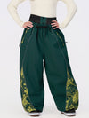 Pantalon de jogging ample pour femme, style jogging, avec empiècements et bandes réfléchissantes, style graffiti, couleur Hyper Flux.
