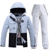 Ensemble veste et pantalon de ski femme colorblock toutes saisons