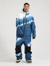 Ensemble veste de ski cargo et salopette Gsou Snow Winter Ranger pour homme