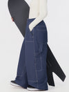 Pantalon de snowboard UrbanCraft Utility Freeride Baggy pour femme avec empiècements renforcés