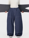 Pantalon de snowboard UrbanCraft Utility Freeride Baggy pour femme avec empiècements renforcés