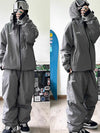 Combinaisons de ski deux pièces imperméables John Snow pour hommes, adaptées à tous les temps et aux sports de plein air.